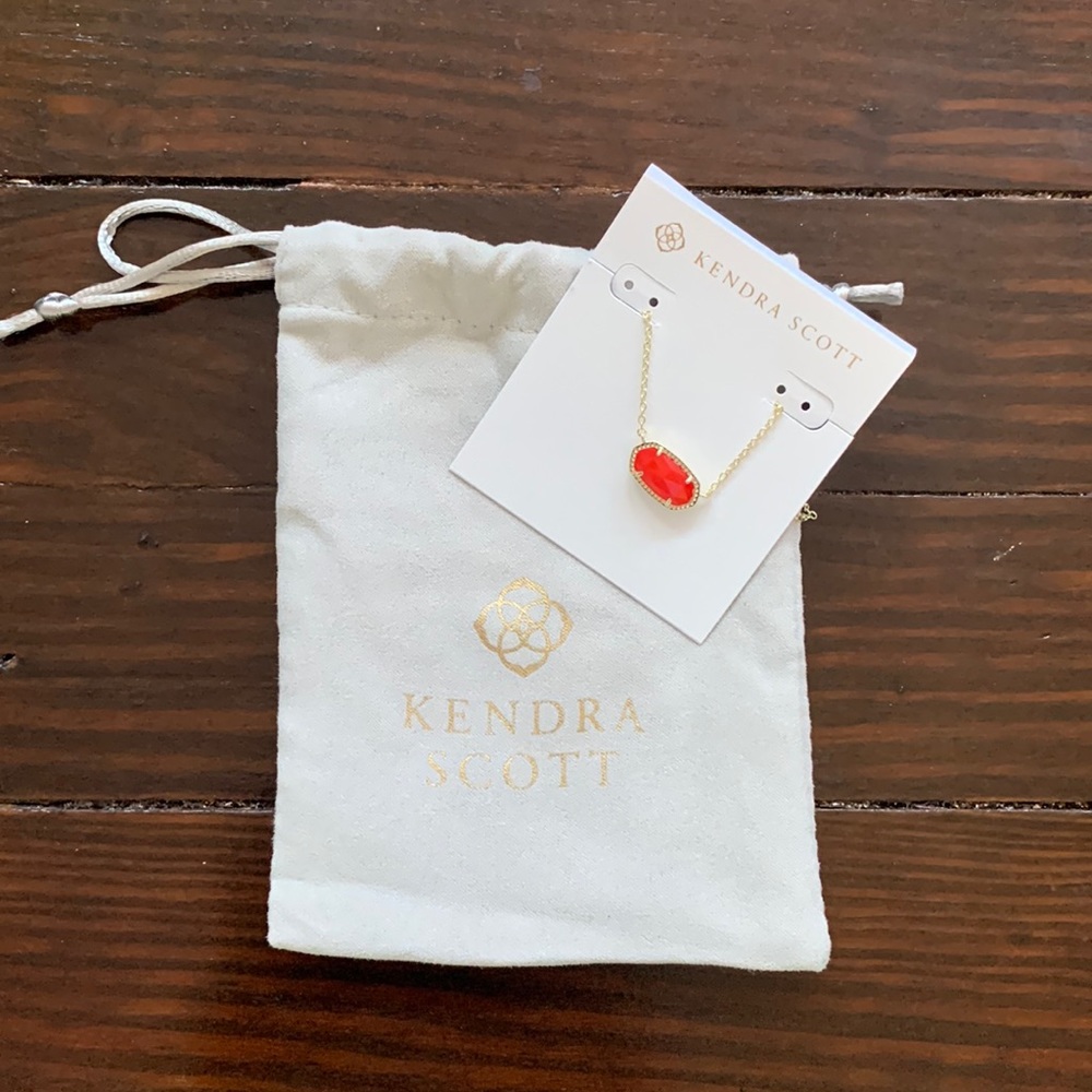 Red stone Kendra Scott necklace. Totally new with tags.